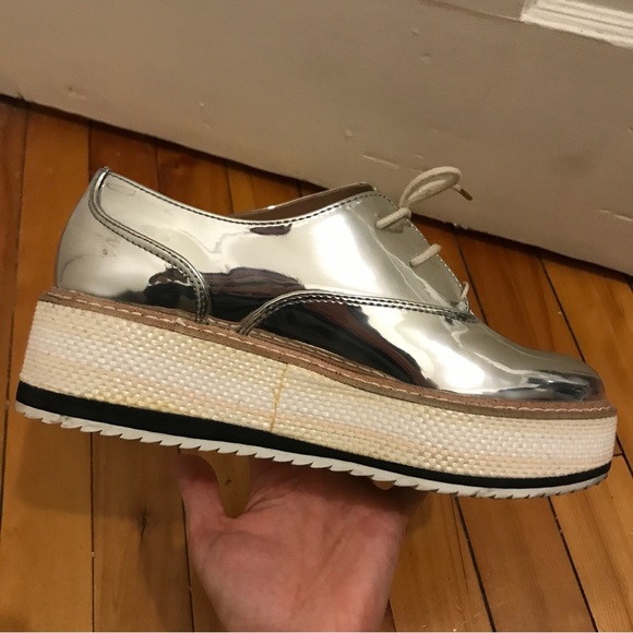 Metallic platform shoe - Picture 4 of 4